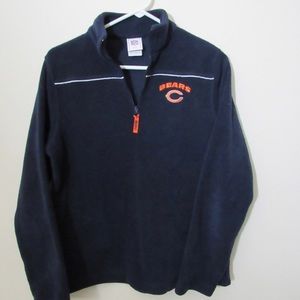 NFL Chicago Bears Navy Fleece L/S Womens Medium